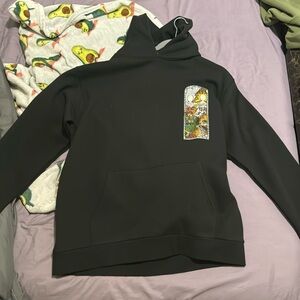 Who Decides War hoodie black large brand new